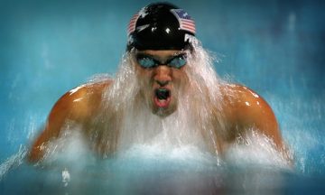 Michael Phelps wins in the men's swimming 200m individual medley